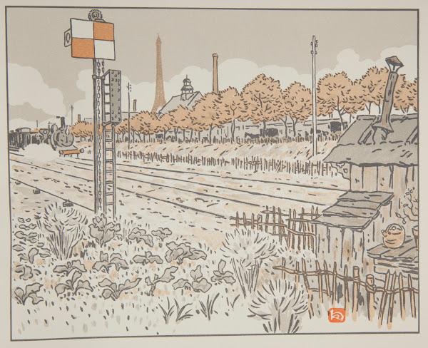 Du Quai de Javel baraque daiguilleur 1902