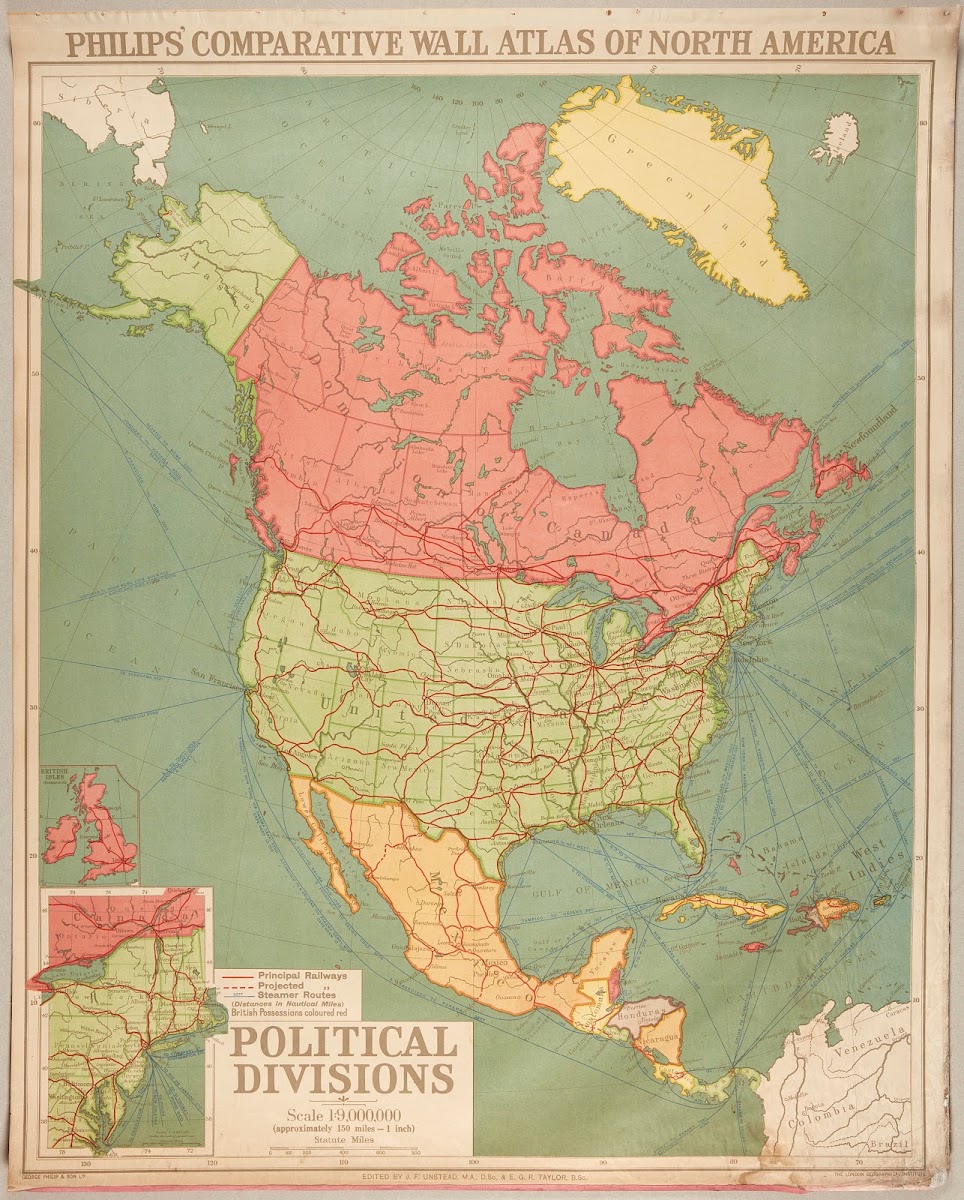 North America  Political Divisions 1914