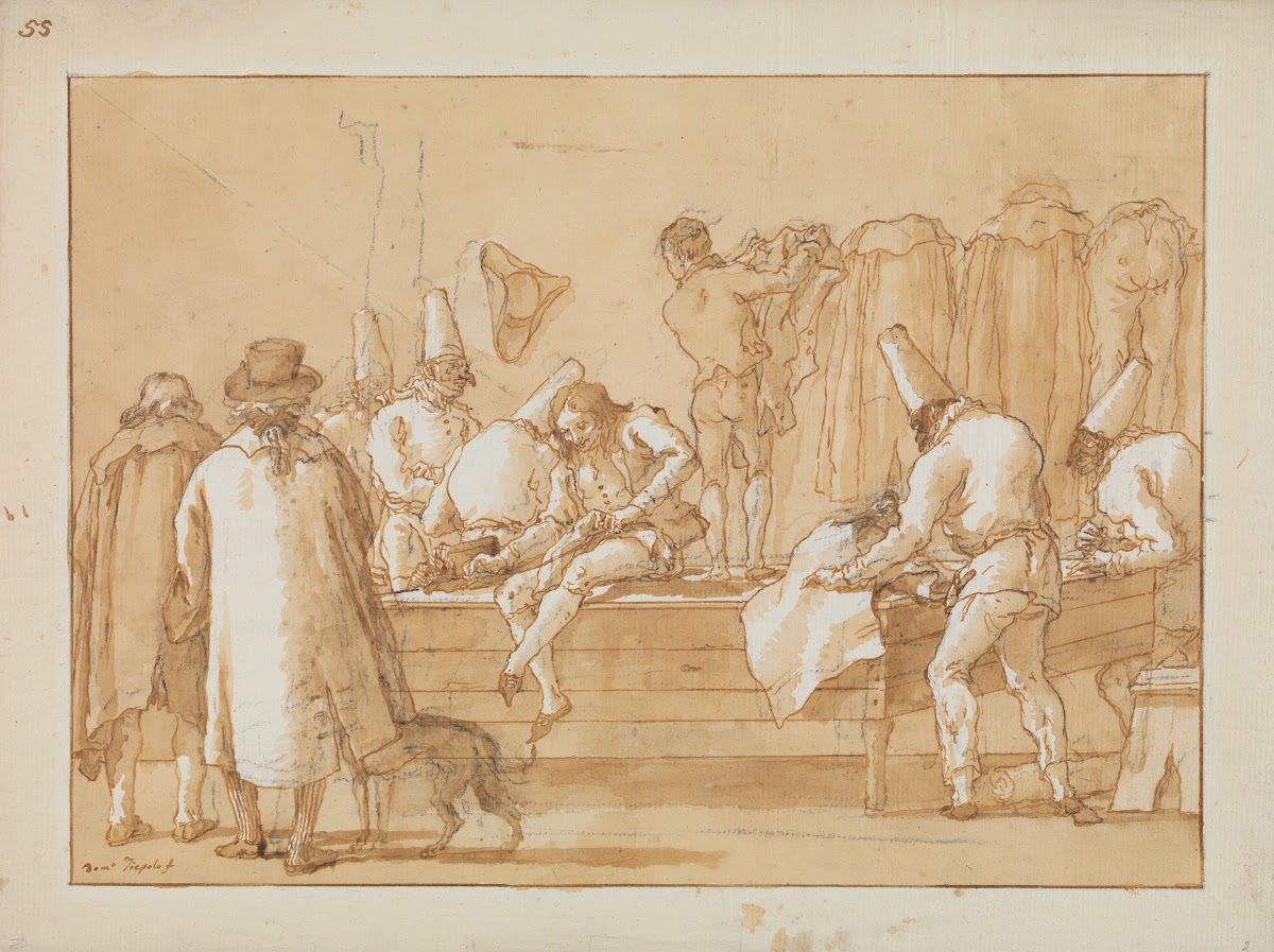 Punchinello as Tailors Assistant late 18thearly 19th century