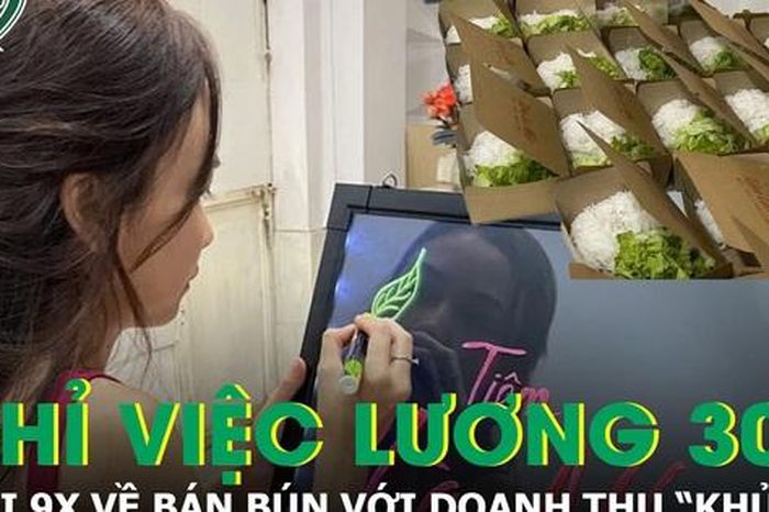 Nghỉ việc văn phòng lương 30 triệu, cô gái 9x bán bún thu gần 400 triệu mỗi tháng - Báo Sức Khỏe &amp; Đời Sống