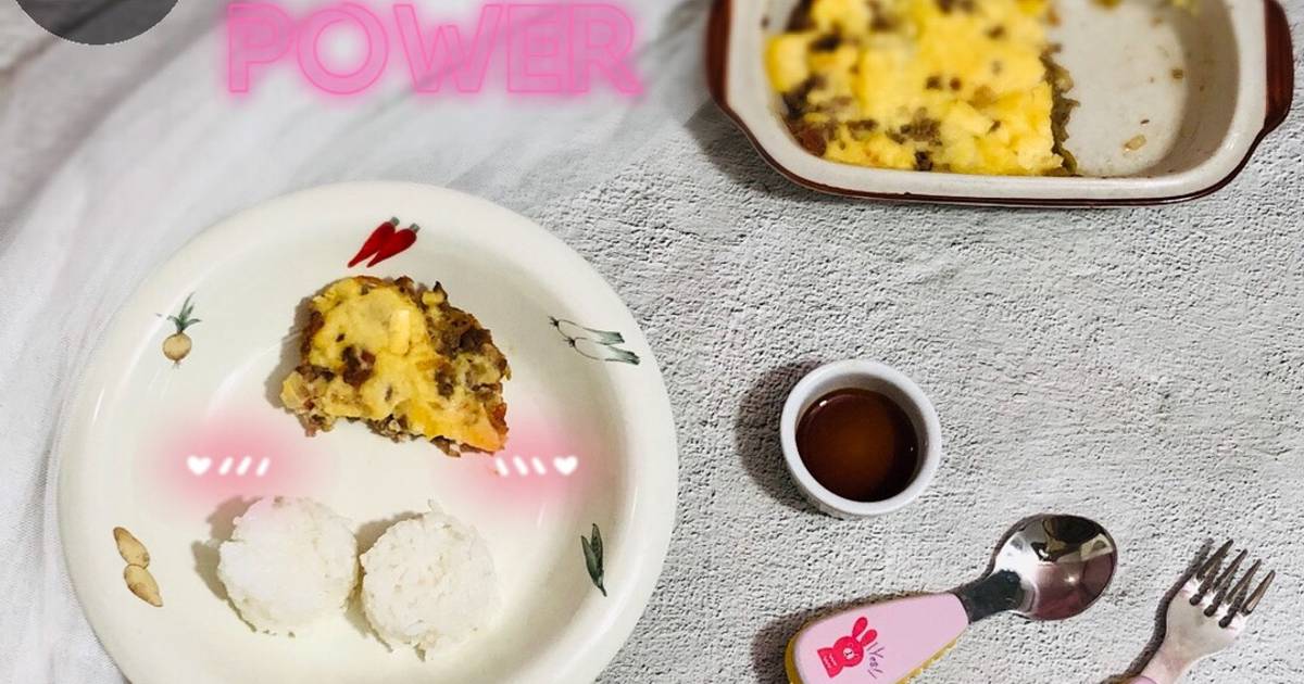 Cơm Moussaka Hy Lạp -ăn dặm