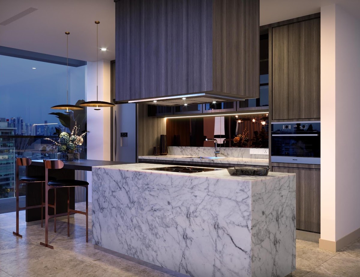 111 Menerung — kitchen interior