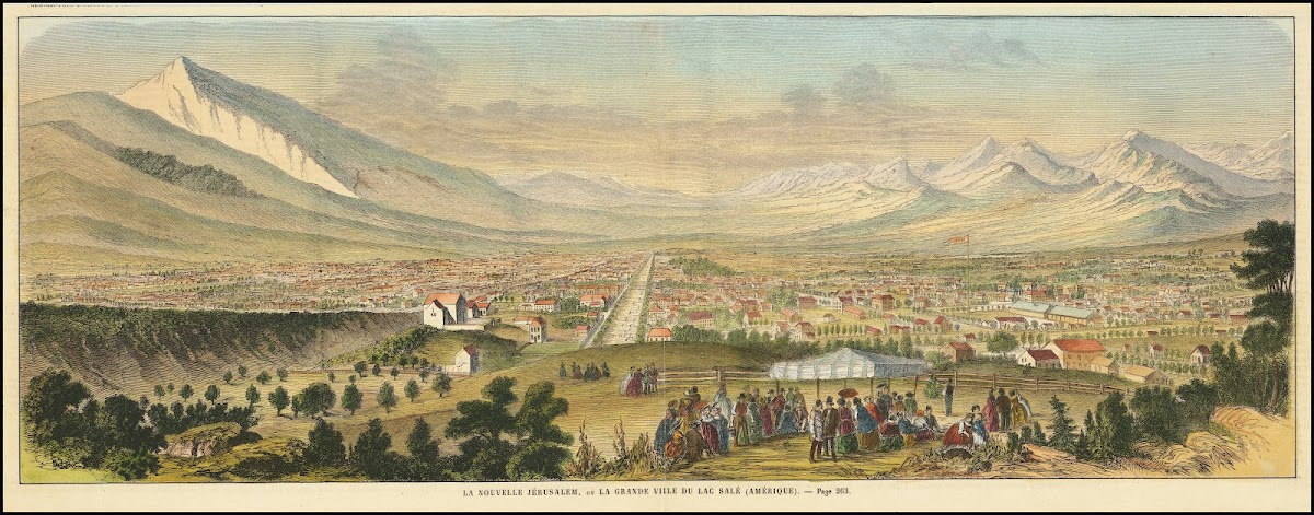 Salt Lake City La Nouvelle Jerusalem ou La Grande Ville du Lac Sale Amerique 186