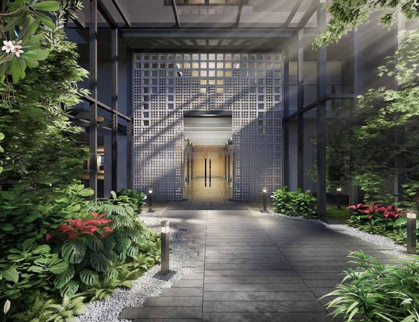 Aster Hill Sri Petaling — grand entrance path