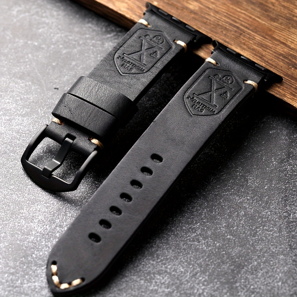 Vintage Cowhide Leather Watch Strap