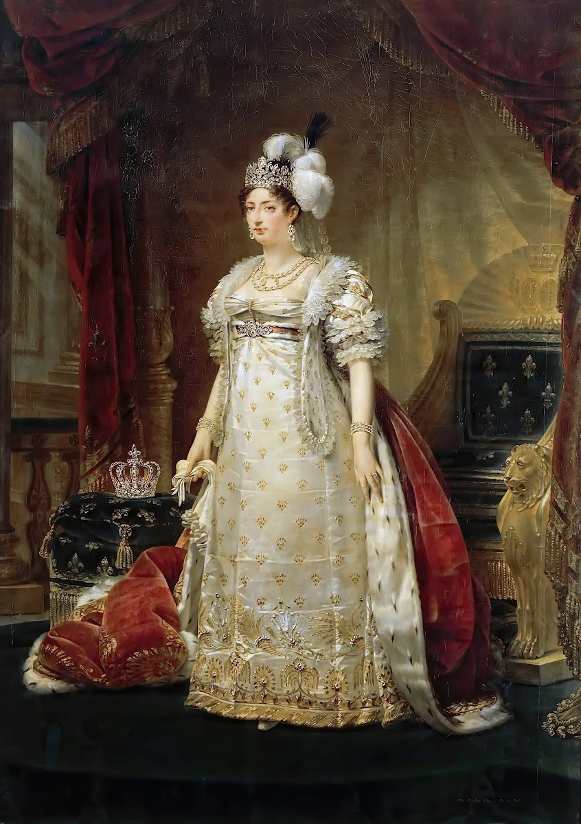 Portrait of Marie Thérèse Charlotte of France Duchesse dAngoulême 1816