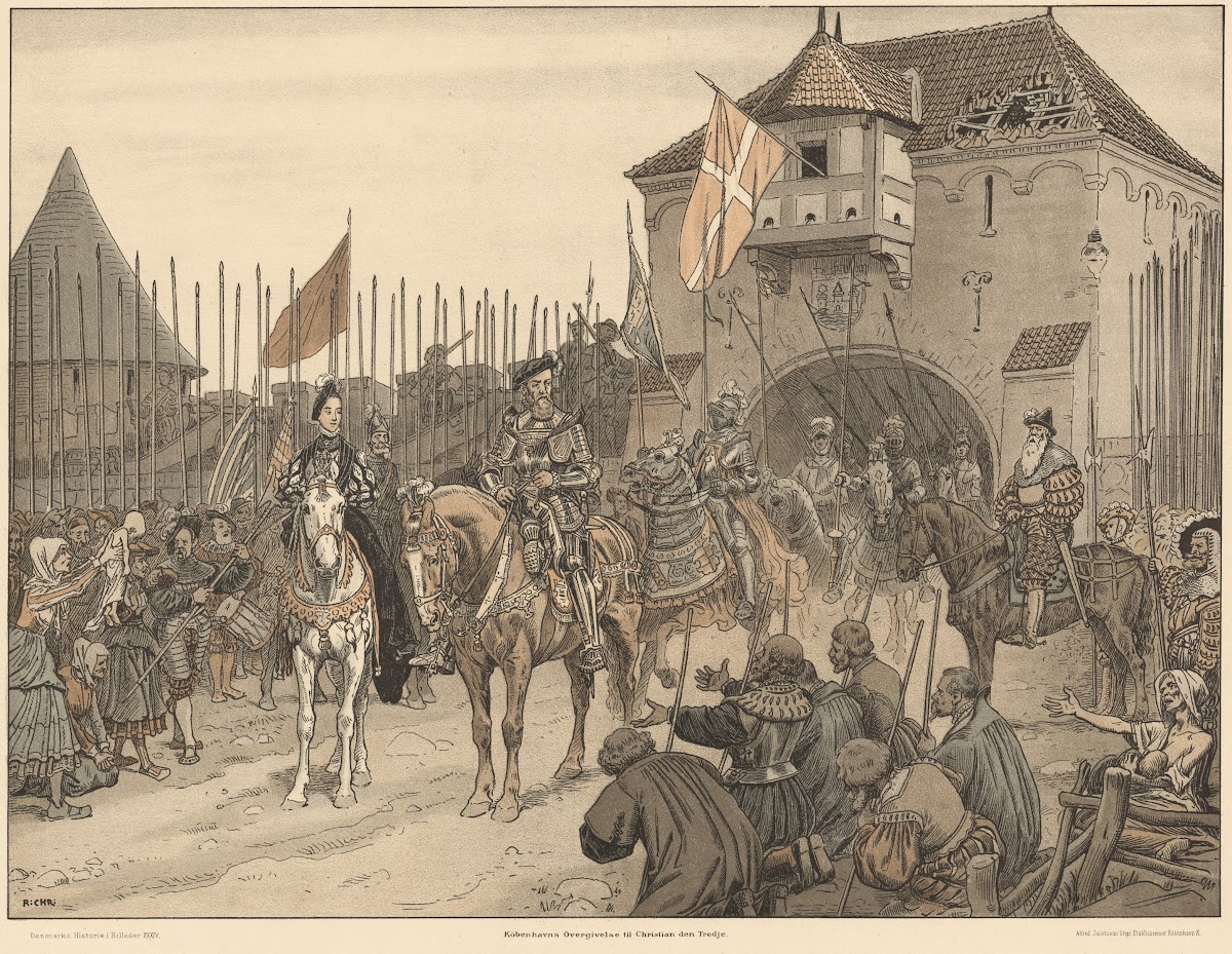 KøBenhavns Overgivelse Til Christian Den Tredie Copenhagen Surrenders To Christi