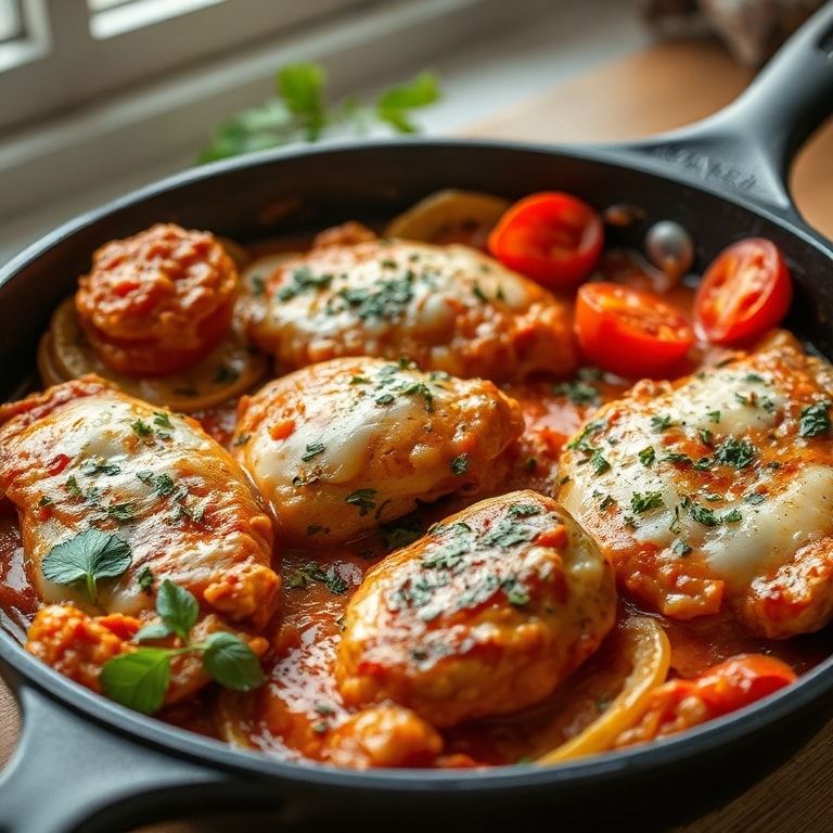 Sun Dried Tomato Chicken Skillet Recipe – Easy One‑Pan Dinner