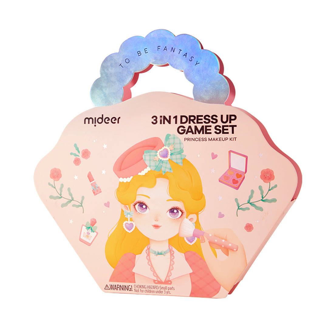 mideer 3-in-1 Dress Up Game Set - Princess Fantasy Makeup