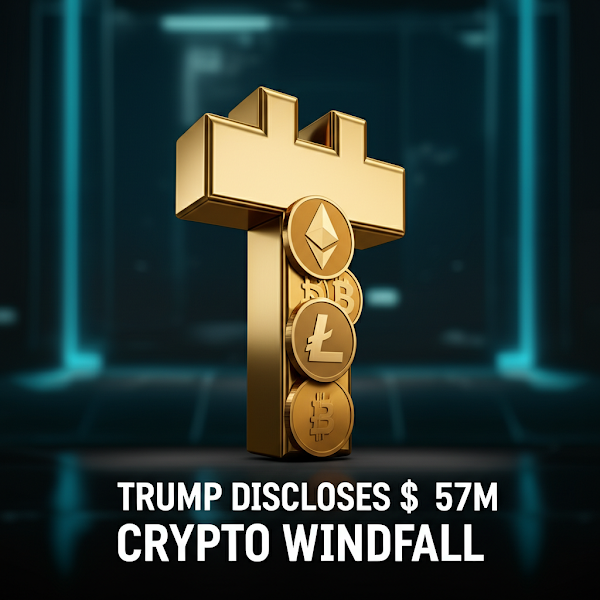 Trump Discloses $57M Crypto Windfall
