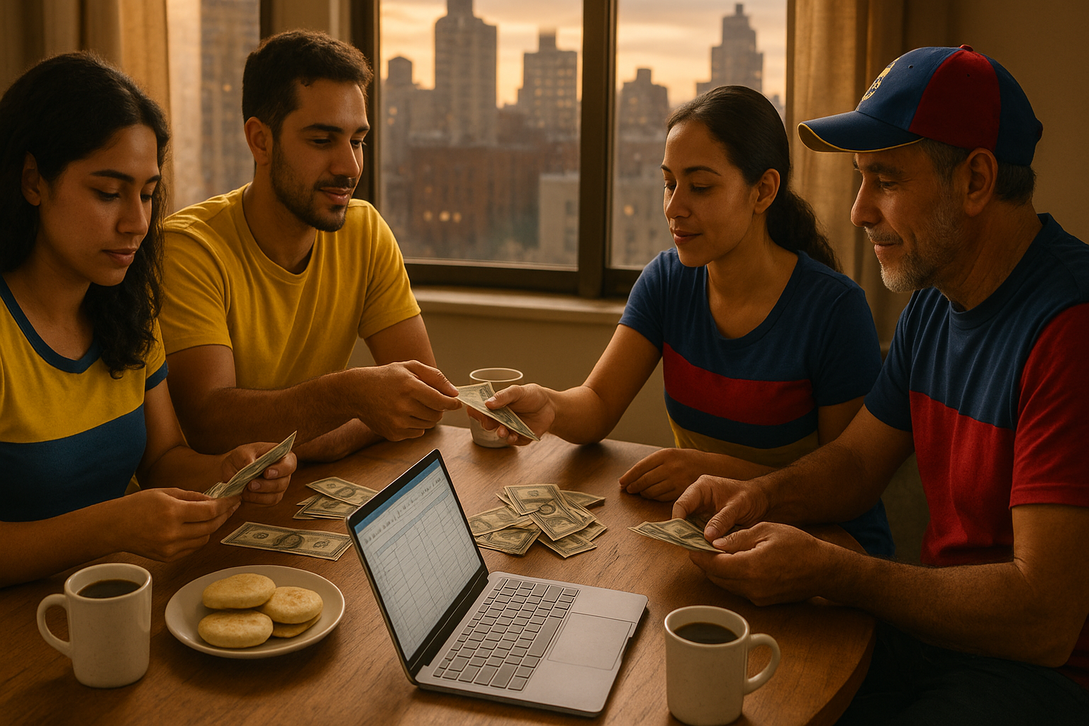 Venezolanos en el exterior organizan una cadena de ahorro comunitaria