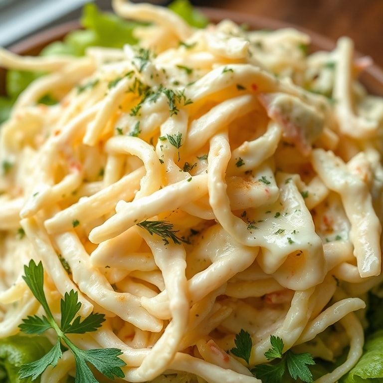 Creamy Dill Coleslaw Dressing for Refreshing Summer Crunch – Easy Homemade Quick Dressing finished