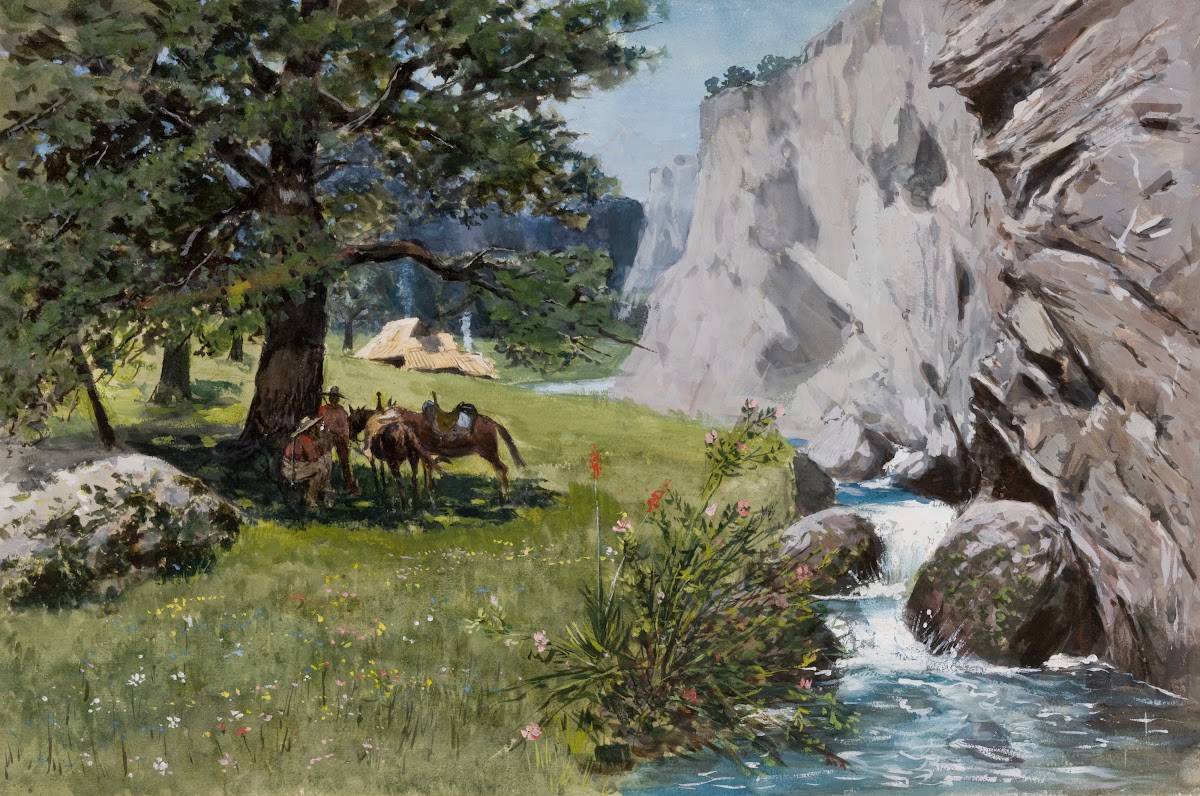 Rest under Rocks 1876