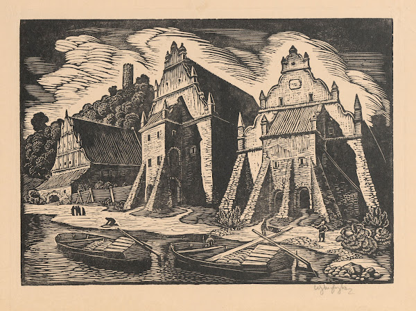 Spichrze w Kazimierzu 1929