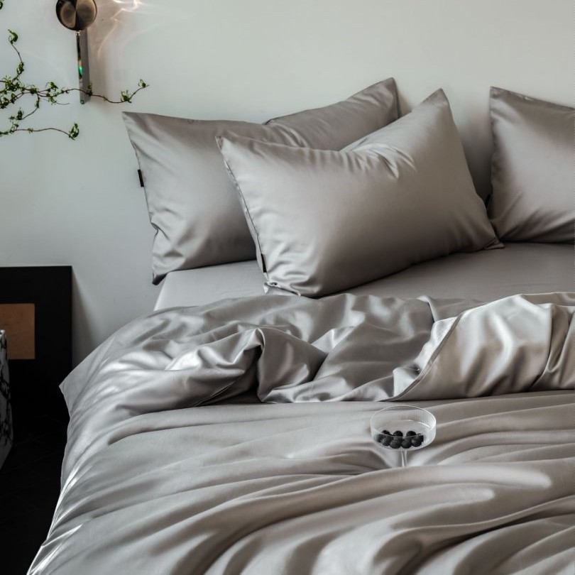 Cooling Tencel-Cotton Bed Linen Set, Solid Color