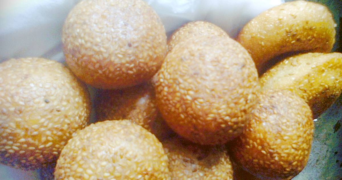 Bánh rán lúc lắc - Bánh cam - Bánh rán ngọt (Sesame ball recipe)