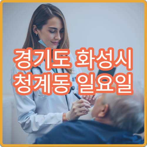경기도 화성시 청계동 일요일 피부과 병원 안내 주말 피부과 위치