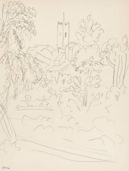 Paysage Vence 1945