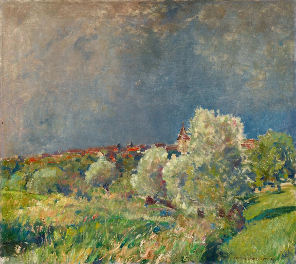 Nach dem Regenschauer 1918
