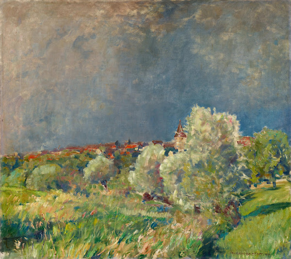 Nach dem Regenschauer 1918