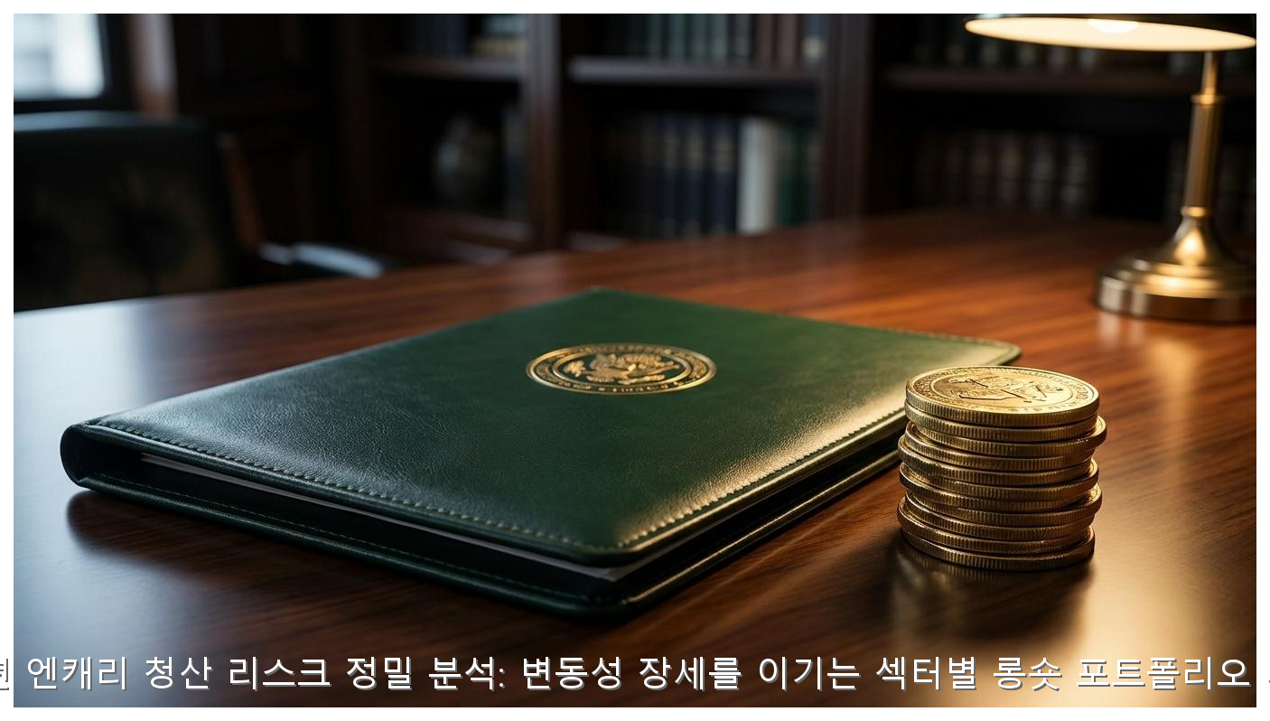 2026년 엔캐리 청산 리스크 정밀 분석: 변동성 장세를 이기는 섹터별 롱숏 포트폴리오 가이드 핵심 안내 및 분석 인포그래픽 (5)
