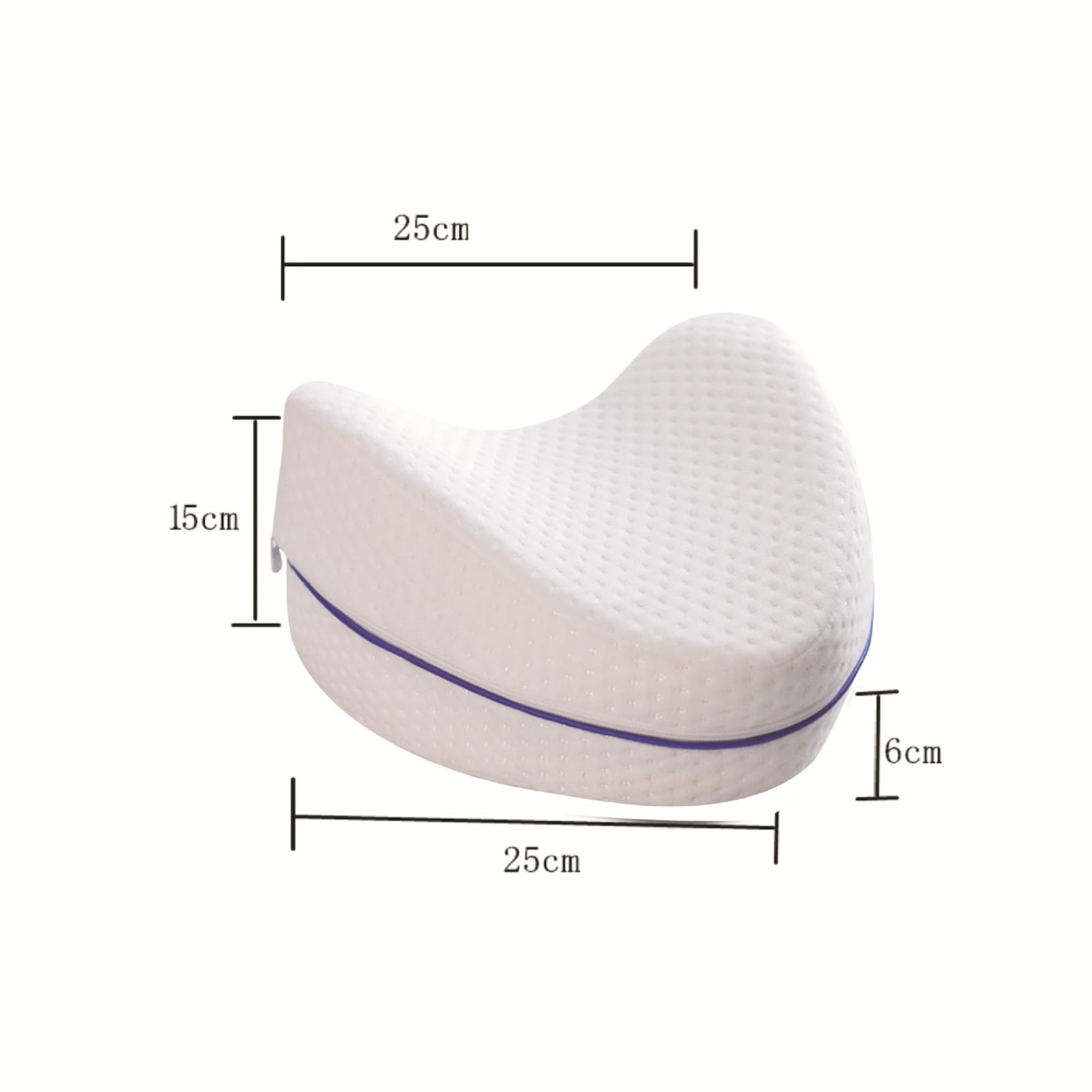 Cotton side sleeper pillow, 115 × 48 cm