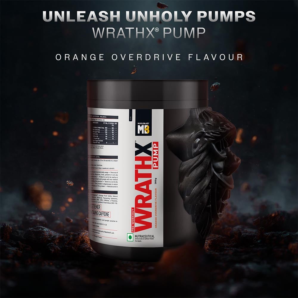 WrathX Pump — Orange Overdrive, 0.66 lb