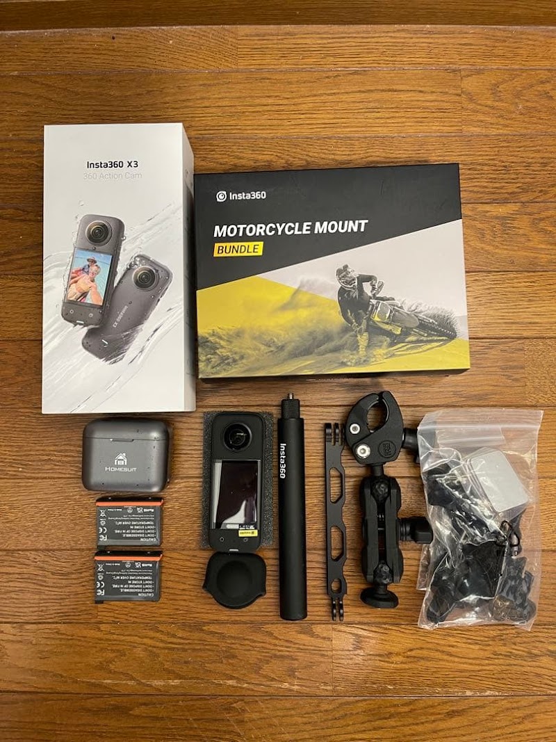 Kit de montaje para cámaras de acción en motocicleta