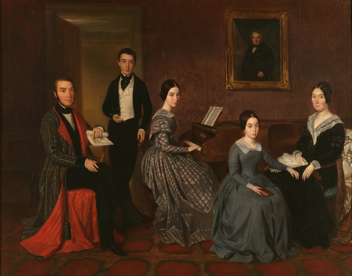 The Family Of Jorge Flaquer 1842 1845