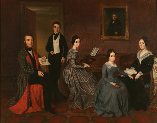 The Family Of Jorge Flaquer 1842 1845