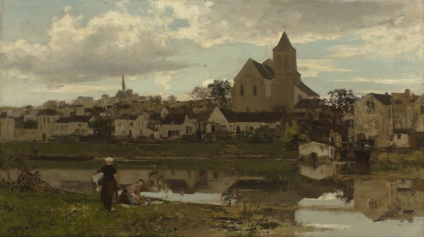 View at Montigny sur Loing 1870