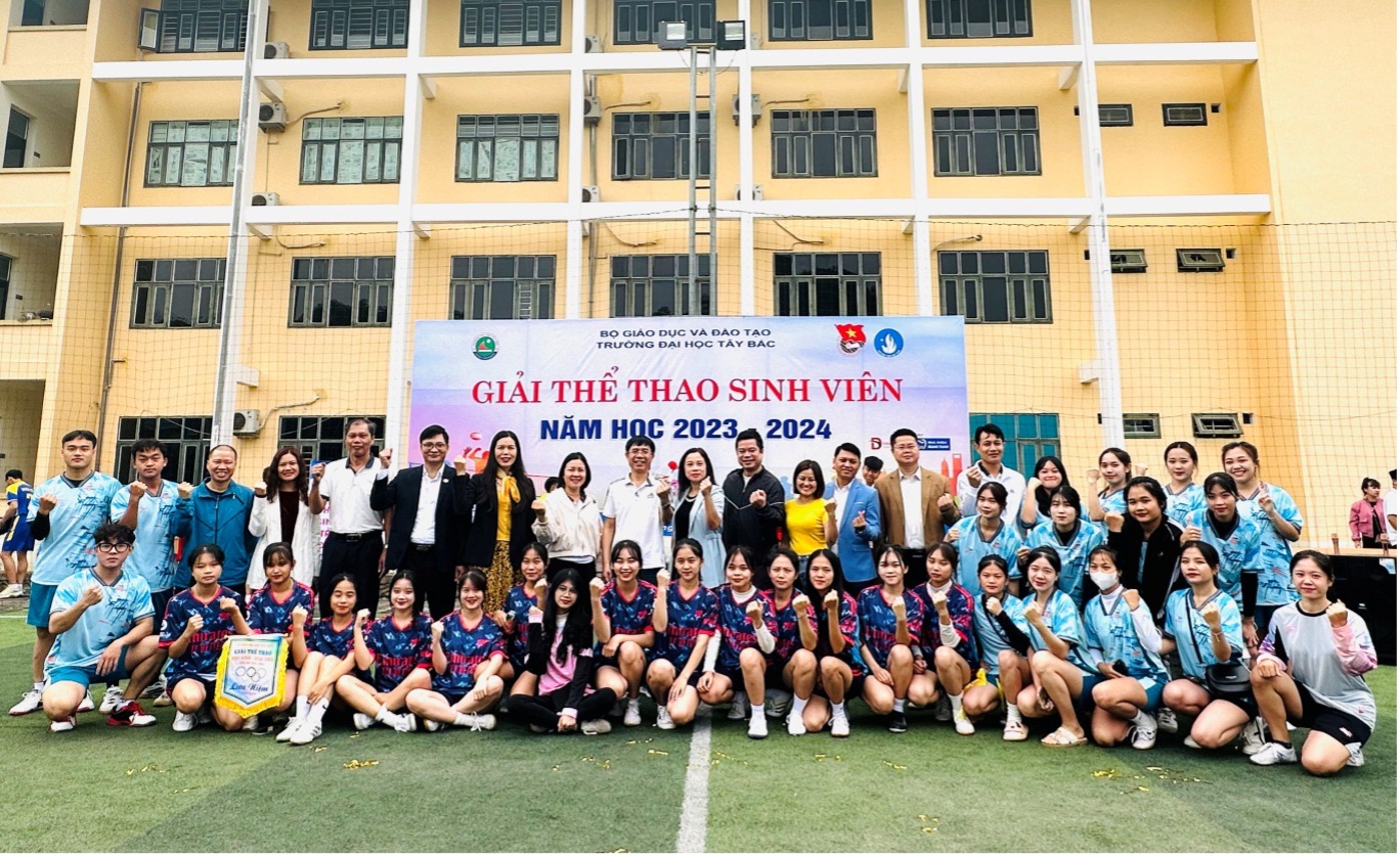 Trường Đại học Tây Bắc khai mạc Giải thể thao sinh viên năm học 2023 - 2024