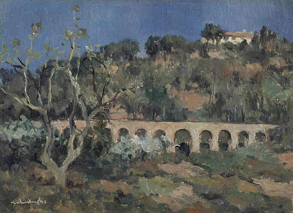 Southern Landscape with an Aqueduct 20th century