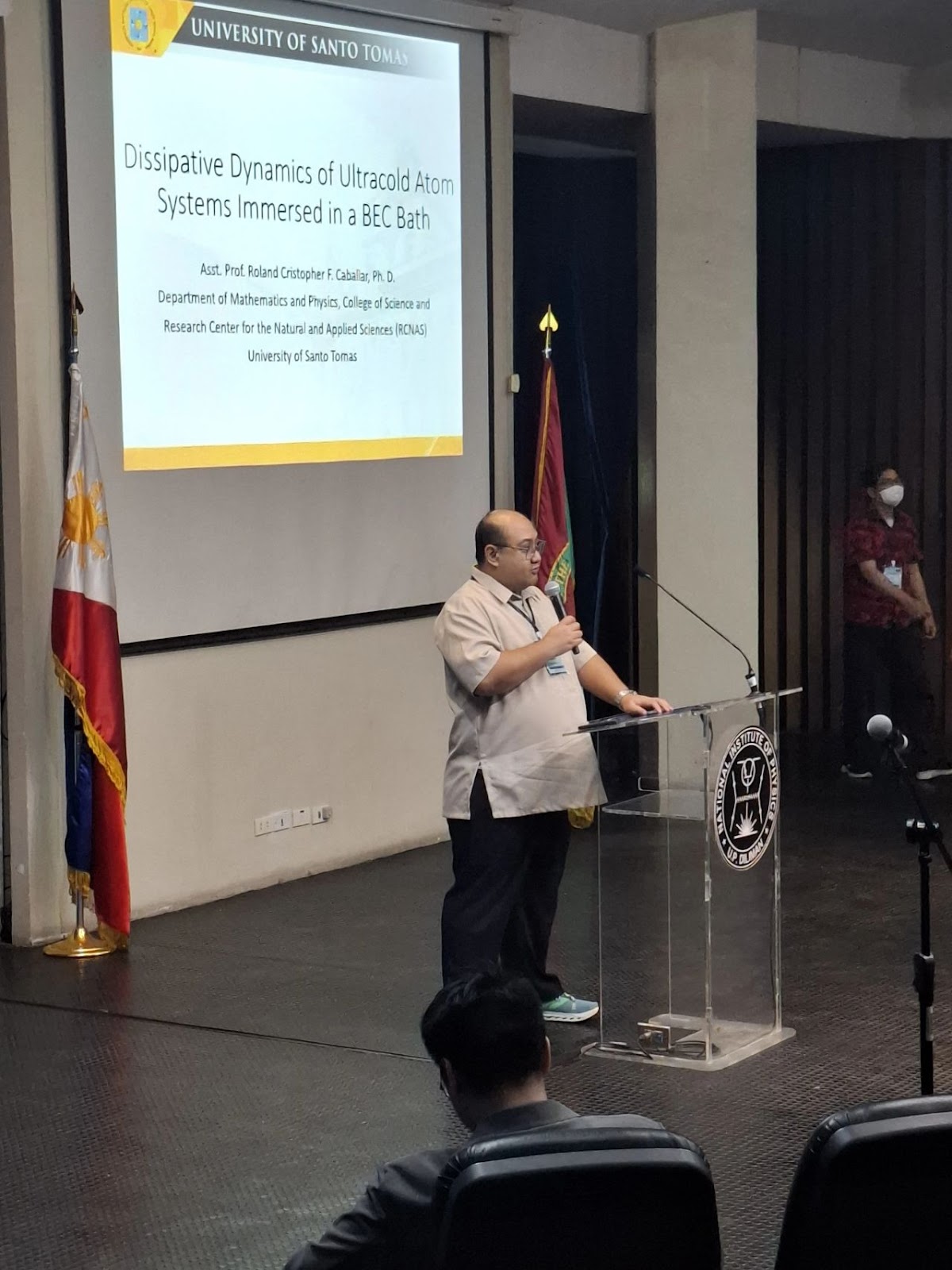 Dr. Roland Caballar Speaks at Asian School and Network on Complex Condensed Matter Systems 2025