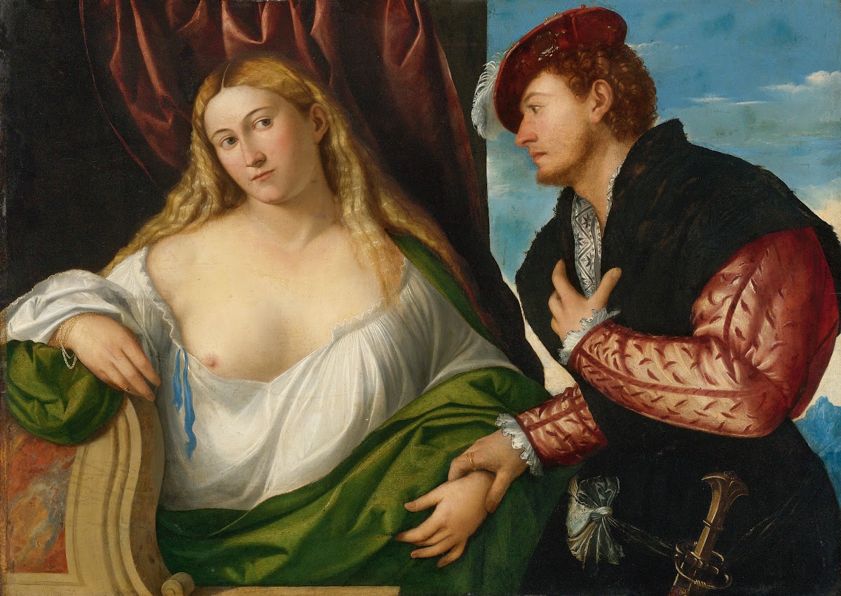 Woman Visited By Her Lover