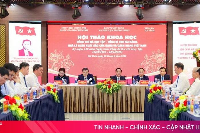 Làm sâu sắc hơn nữa các giá trị lý luận và thực tiễn từ cuộc đời, sự nghiệp của Tổng Bí thư Hà Huy Tập - Báo Hà Tĩnh