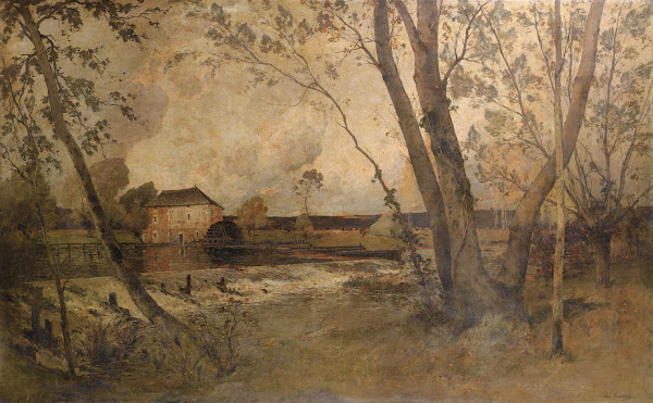 Paysage au moulin
