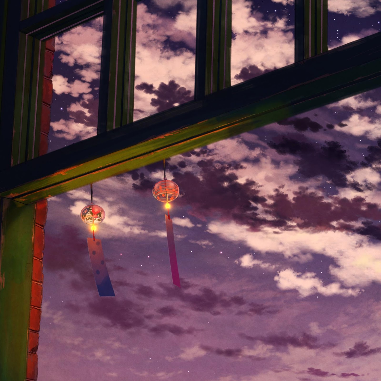 Download Sunset Window View With Cat 2K iPhone