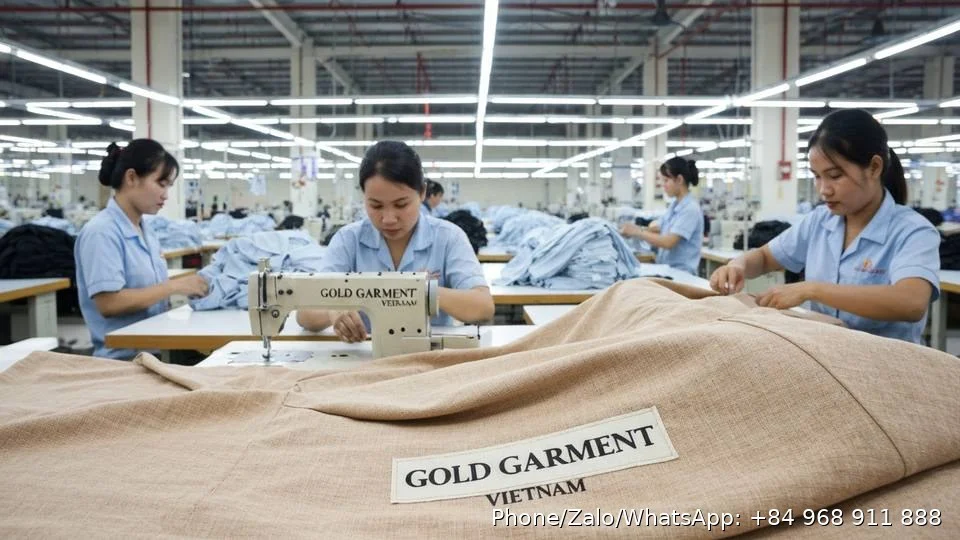 Garment Production Line - Gold Garment Vietnam