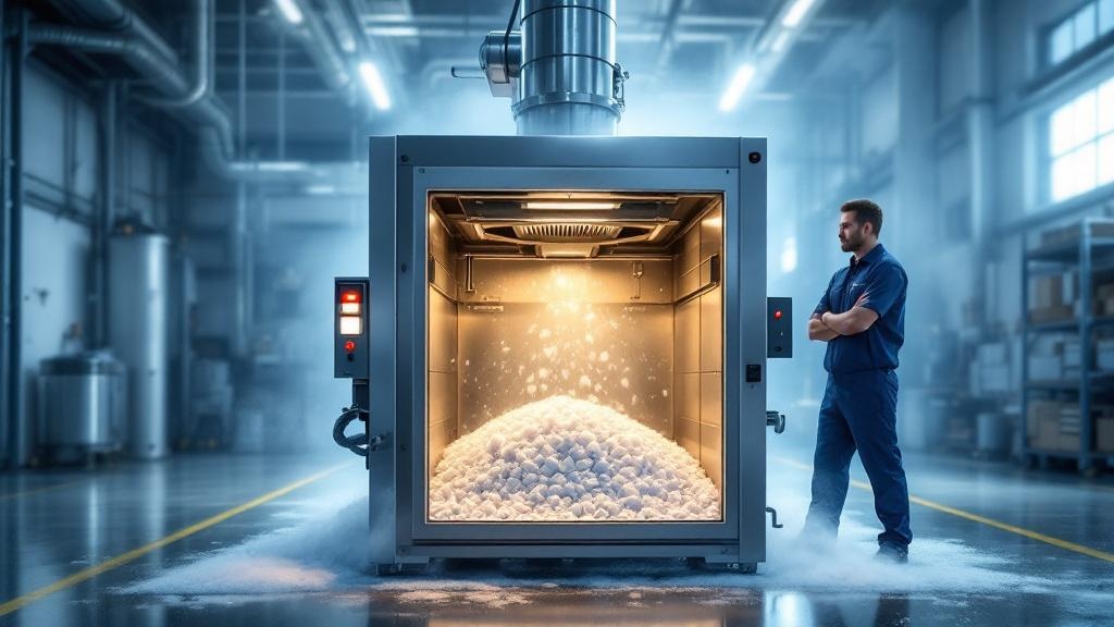 Revolutionary BlitzFeed® Technology for Commando 55 Dry Ice Blaster by Nu-Ice Dry Ice Blasting