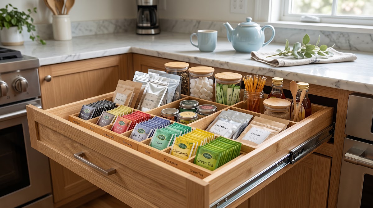 Best Tea Bag Organizers for Kitchen Cabinets (2026) - BEST OVERALL — IN CONTEXT