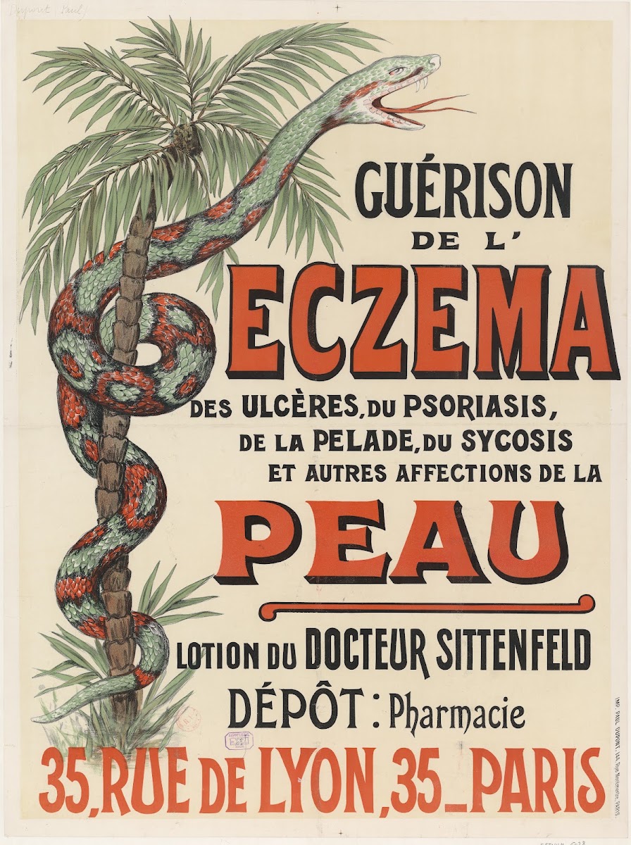Guérison de léczéma des ulcères du psoriasis de la pelade du sycosis et autres a