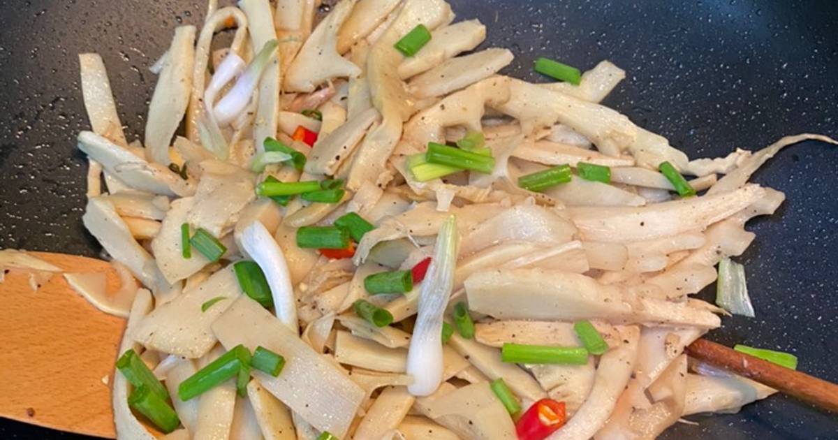 Măng xào tỏi