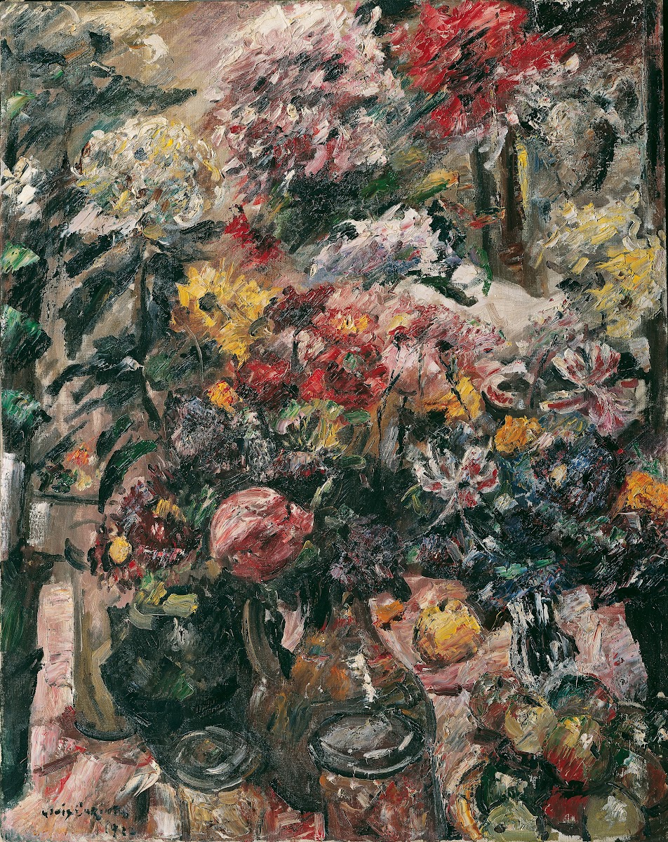 Stillleben Mit Chrysanthemen Und Amaryllis 1922