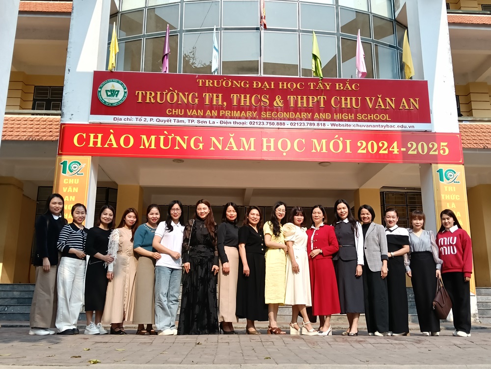 Trường TH, THCS & THPT Chu Văn An tổ chức, tham gia sinh hoạt cụm chuyên môn với một số trường THPT tỉnh Sơn La
