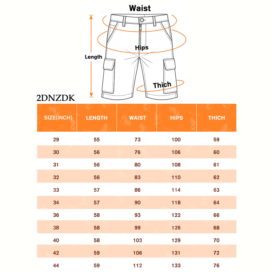 2D Denim Shorts