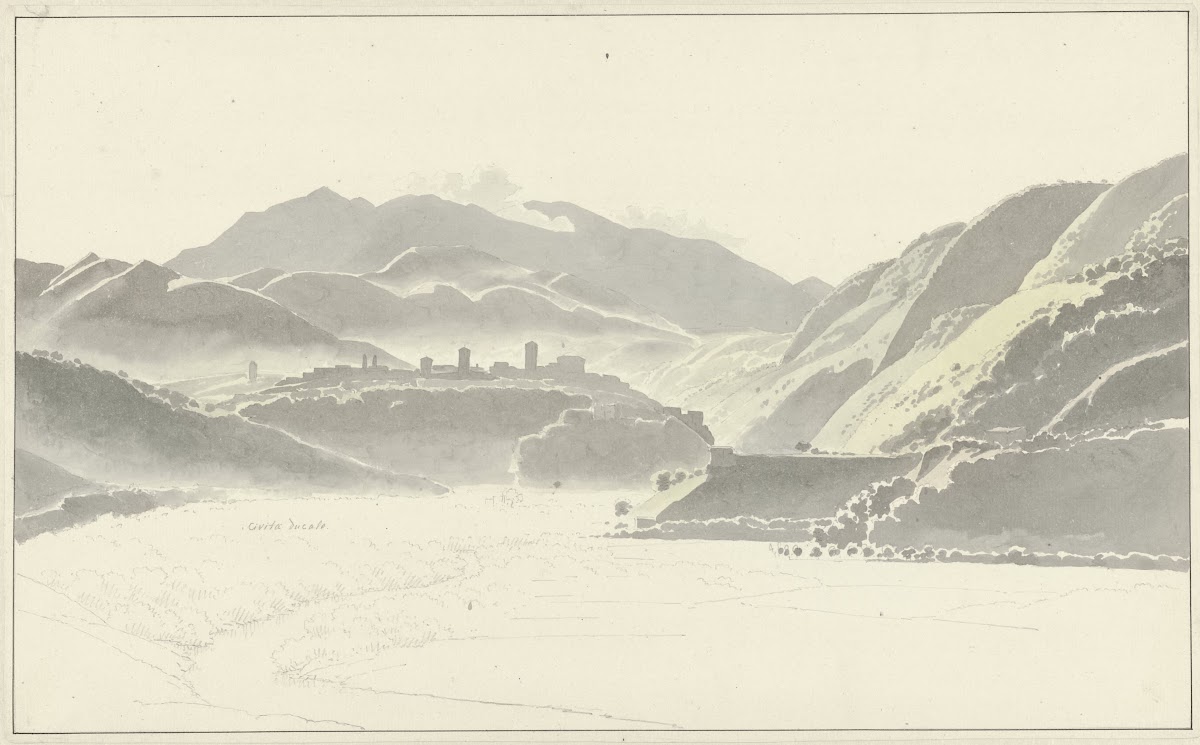 View of Cittaducale c 1810   c 1812
