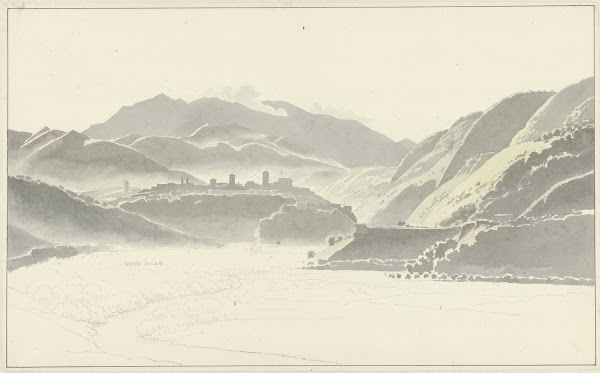 View of Cittaducale c 1810   c 1812