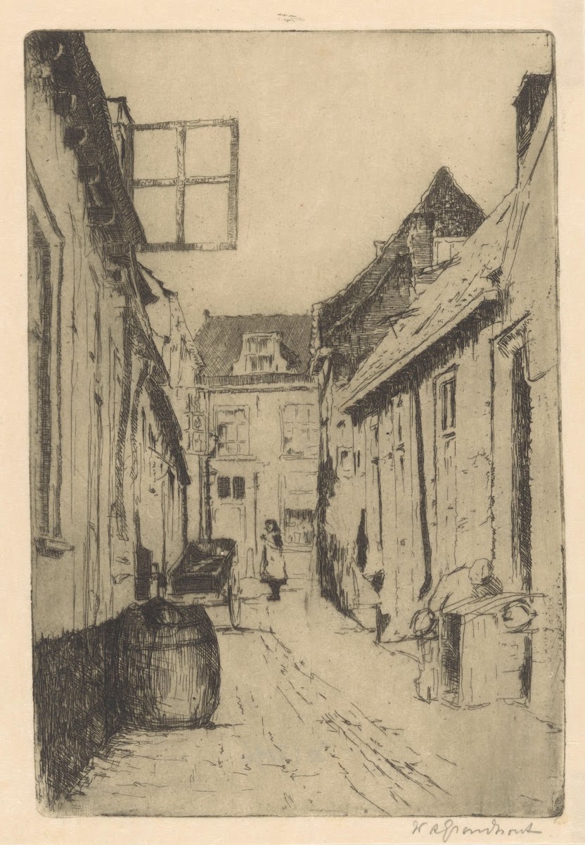 Straatje in Voorburg 1888 1934