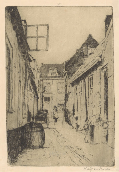 Straatje in Voorburg 1888 1934